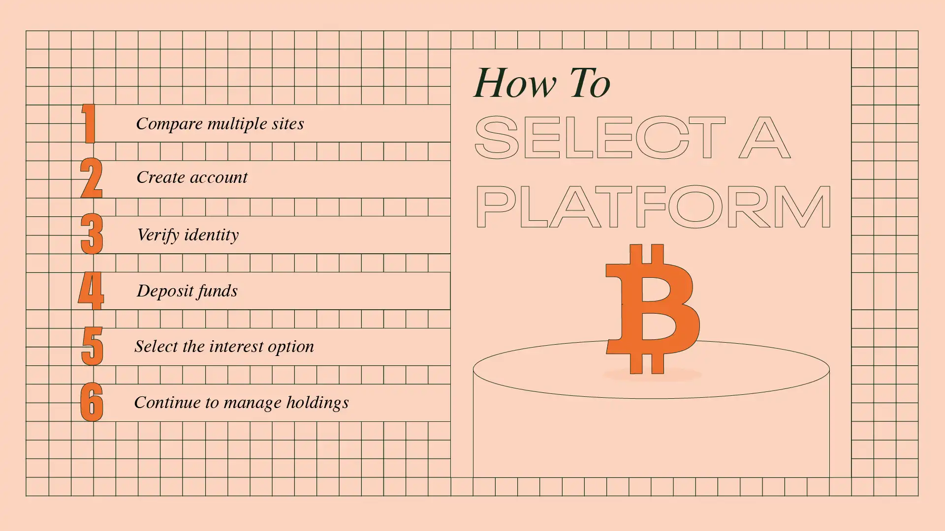 select a platform crypto btc interest savings account